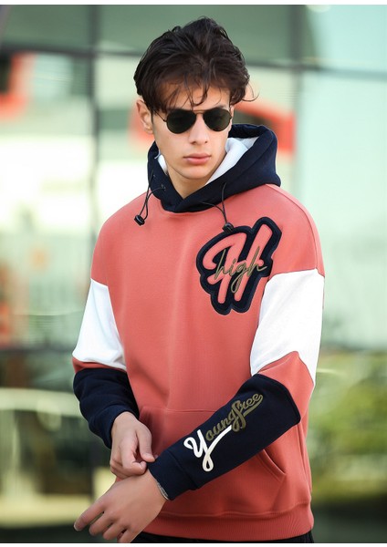 High Nakışlı Sweatshirt Regular Fit