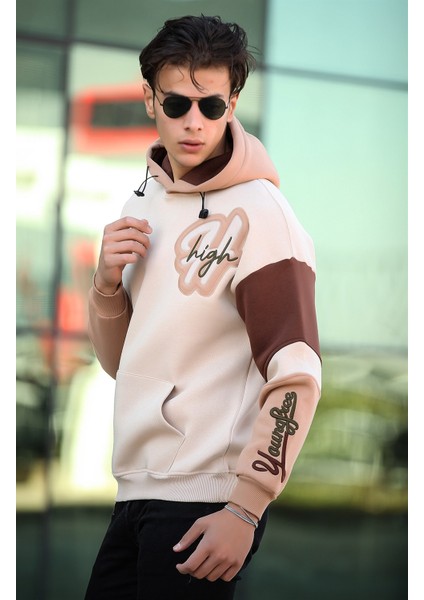 High Nakışlı Sweatshirt Regular Fit