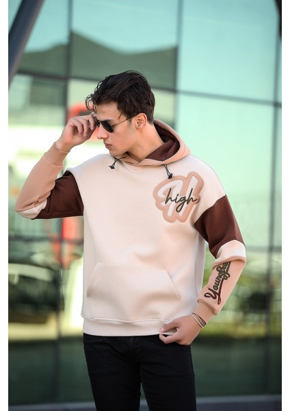 High Nakışlı Sweatshirt Regular Fit