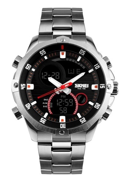 Erkek Analog-Dijital Çift Zamanlı Kol Saati (Yurt Dışından)