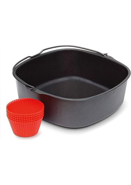 Yui / Xiaomi / Philips / Kumtel Uyumlu Air Fryer Aksesuarı - Siyah (Yurt Dışından)