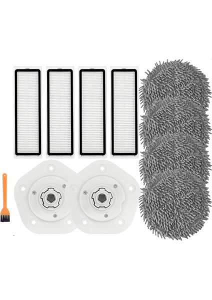 11 Adet Yıkanabilir Hepa Filtre Paspas Bezi Tutucu Mijia Pro STYTJ06ZHM Robotlu Süpürge Yedek Yedek Parça (Yurt Dışından)