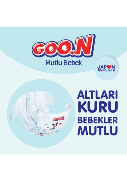 Mutlu Bebek Bebek Bezi Beden:3 (7-12KG) Midi 108 Adet Jumbo Fırsat Pk