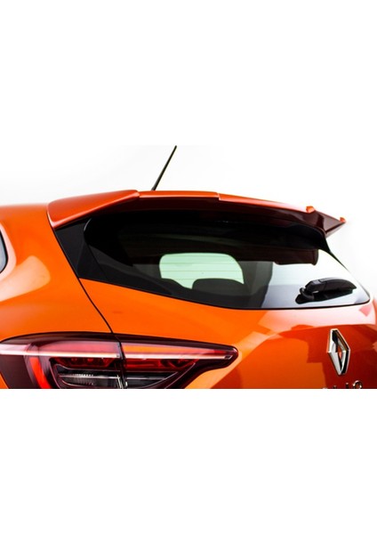 (Boyasız) Renault Clio 5 Cam Üstü Spoiler 2019 ve Sonrası Uyumlu