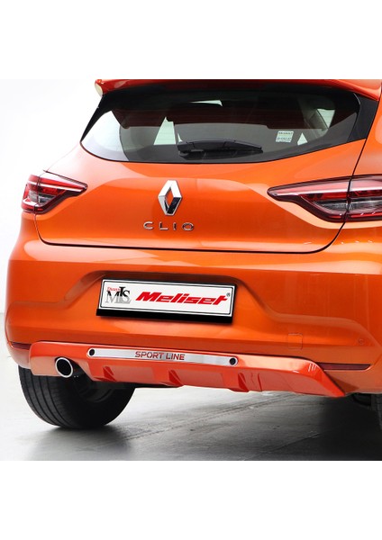(Boyasız) Renault Clio 5hb Arka Difüzör Egzoz Kromlu 2019 Sonrası Uyumlu fırsatları