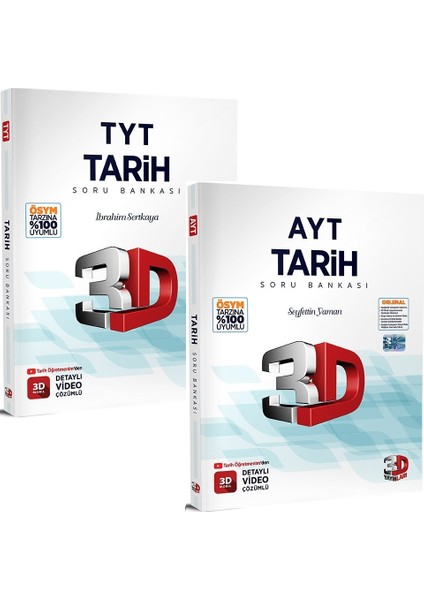 2023 TYT Tarih - AYT Tarih Soru Bankası Seti