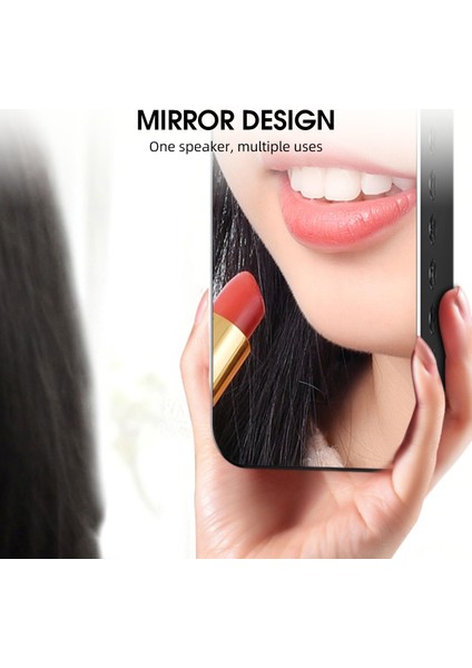 G50 Kablosuz Bluetooth Hoparlör Fm Radyo Mini Taşınabilir Kart Ayna Çalar Saat (Yurt Dışından) modelleri