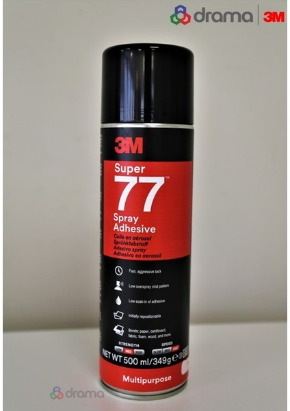 3m Sprey 77 - Çok Amaçlı Sprey Yapıştırıcı 500 ml