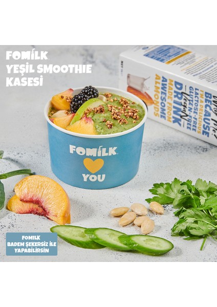 Badem Sütü 200 Ml X27 Glutensiz Bitkisel Bazlı Laktozsuz Vegan Şekersiz