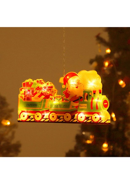 Vantuz Kancalı Noel Pencere Asma Işıkları (Yurt Dışından)