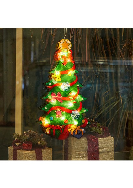 Vantuz Kancalı Noel Pencere Asma Işıkları (Yurt Dışından)
