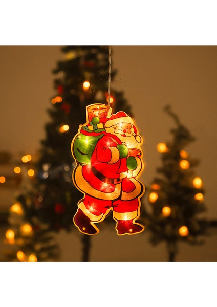 Vantuz Kancalı Noel Pencere Asma Işıkları (Yurt Dışından)