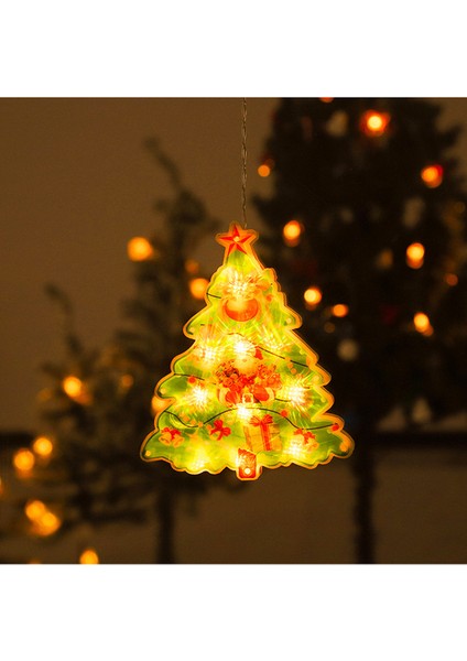 Vantuz Kancalı Noel Pencere Asma Işıkları (Yurt Dışından)