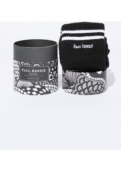 Motley Socks Unisex Nakışlı Uzun Tenis Çorap - Shadow