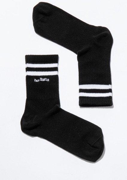 Motley Socks Unisex Nakışlı Uzun Tenis Çorap - Shadow