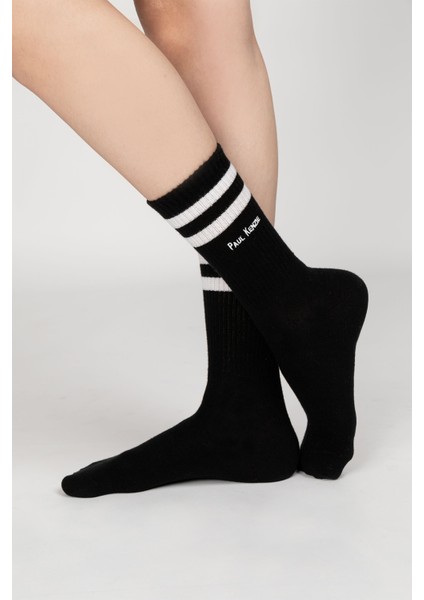 Motley Socks Unisex Nakışlı Uzun Tenis Çorap - Shadow