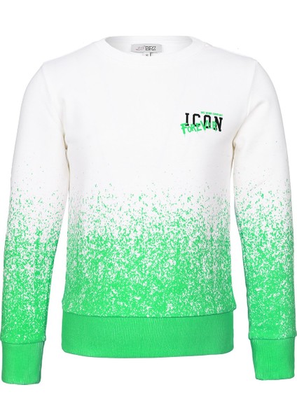 Kız Çocuk Baskılı Sweashirt