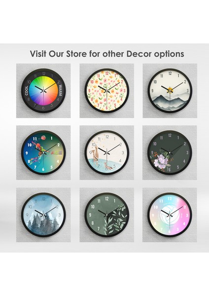 Modern Duvar Saati Modelleri Özel Grafik Tasarım Dekoratif Mutfak ve Salon Saati modelleri