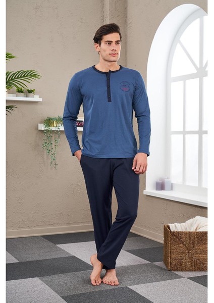 23708 Erkek Patlı Pijama Takım