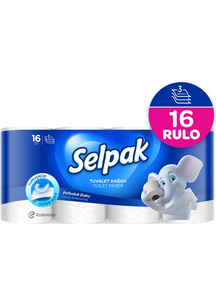 Selpak® Tuvalet Kağıdı 16 'lı