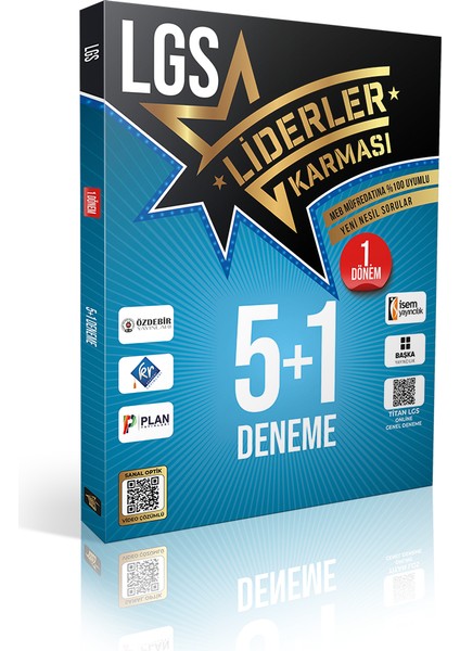LGS 2023 1. Dönem 5+1 Deneme Seti