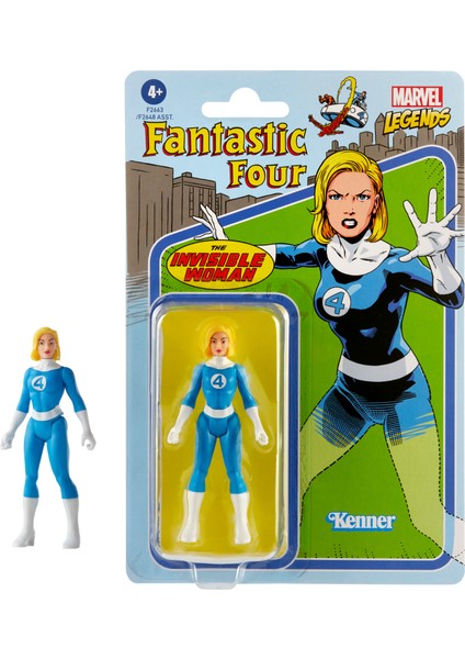 Legends Retro 375 Collection Invisible Woman Aksiyon Figürü