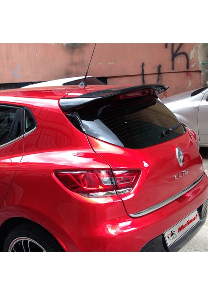 (Boyasız) Renault Clio 4 Hb Spoiler Cam Üstü 2012-2018 Arası Uyumludur