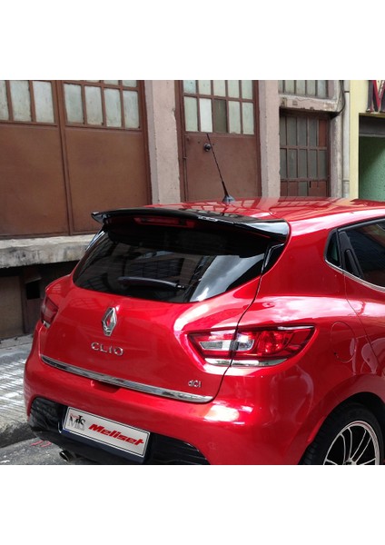 (Boyasız) Renault Clio 4 Hb Spoiler Cam Üstü 2012-2018 Arası Uyumludur