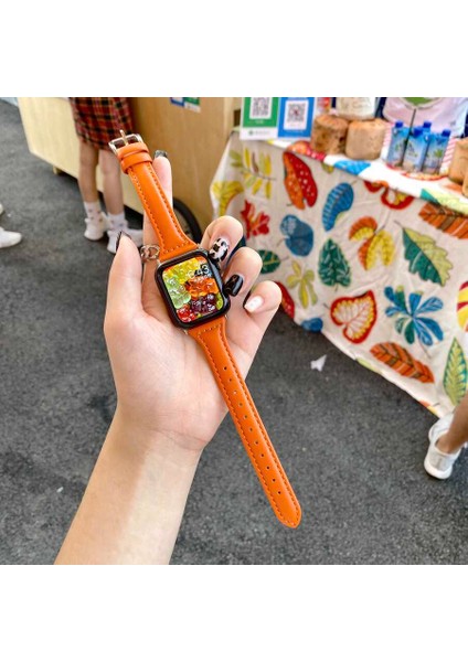 Apple Watch 44MM Krd-28 Deri Kordon fırsatları