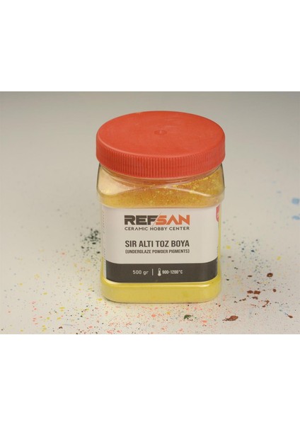 Toz Boya Sır Altı 6162 Sarı 500 gr