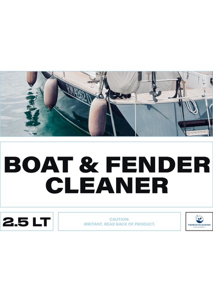 Professional Boat And Fender Cleaner / Profesyonel Bot ve Usturmaça Temizleyici 2,5 Lt