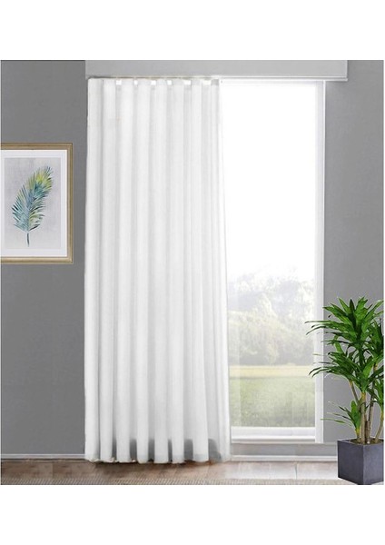 Atlas Saten Beyaz Güneşlik Perde 250X250