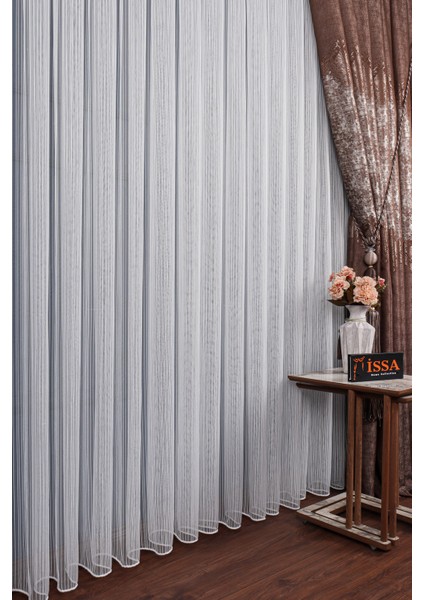 Tül Zincir Ip Çizgili (( Sık Pile ))(1x3) fiyatları