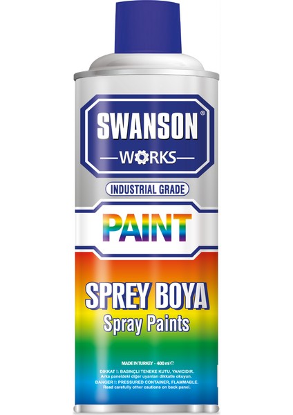 Swanson Works Siyah Sprey Boya 400 ml