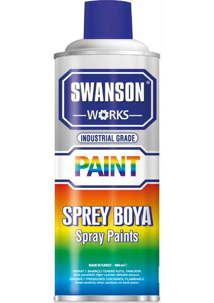 Swanson Works Siyah Sprey Boya 400 ml