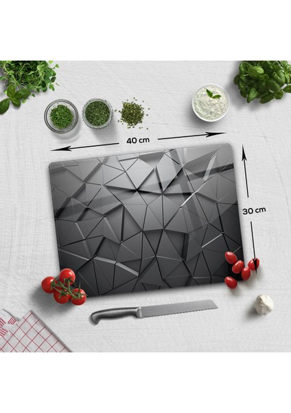 Cam Kesme Tahtası - Cam Kesme Tablası | Antrasit Kristal | 30cm x 40cm fiyatları