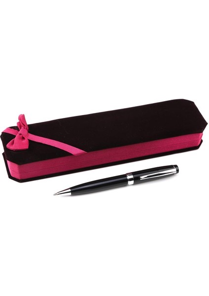 Kişiye Özel Kadife Kutulu Tükenmez Kalem