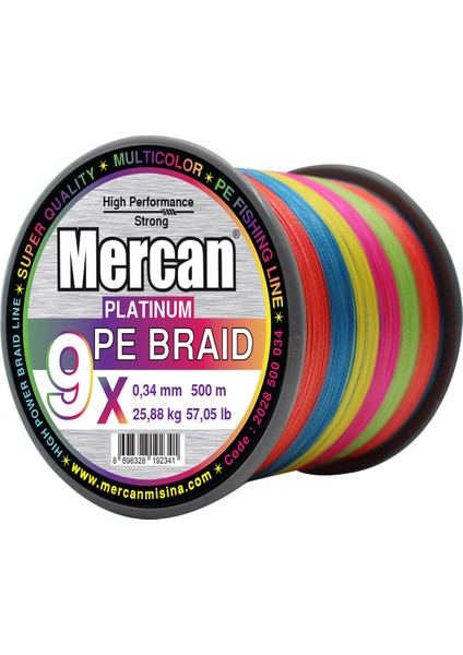 Pe Örgü Platinum 9x Ip 500 M Multıcolour Misina fiyatları
