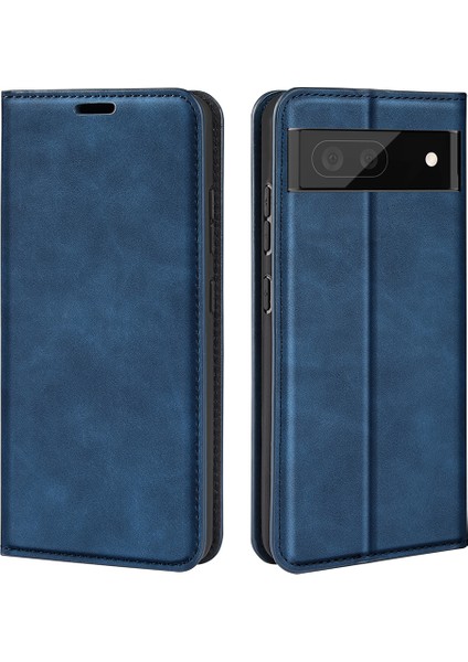 Google Pixel 6A Için Telefon Kılıfı - Mavi (Yurt Dışından)