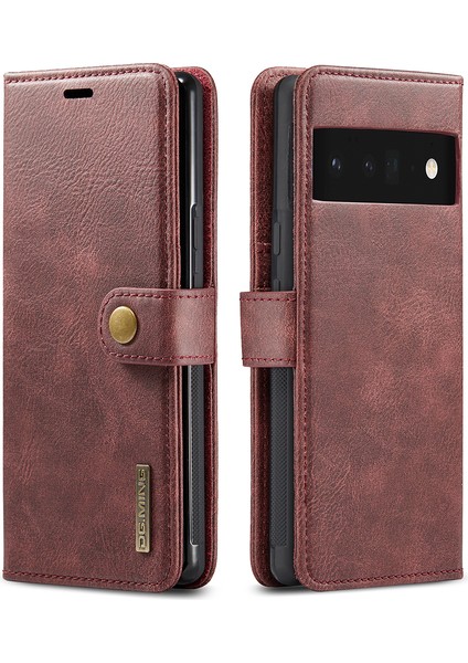 Google Pixel 6 Pro Için Telefon Kılıfı - Kırmızı (Yurt Dışından)