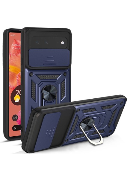 Google Pixel 6 Için Telefon Kılıfı - Mavi (Yurt Dışından)