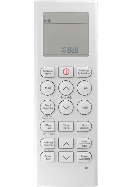 Lg S3-W12JA2AA Inverter Klima Kumandası