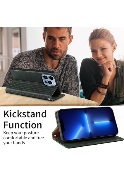 Apple IPHONE13 El Kayışı Taşınabilir Flip Cover Deri Kılıf (Yurt Dışından) fiyatları