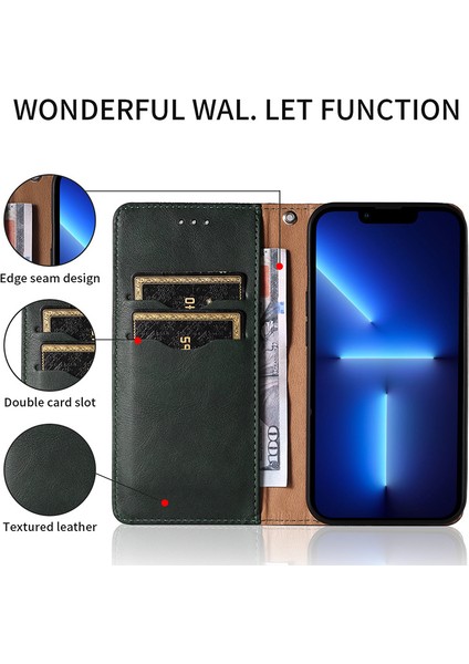 Apple IPHONE13 El Kayışı Taşınabilir Flip Cover Deri Kılıf (Yurt Dışından) modelleri