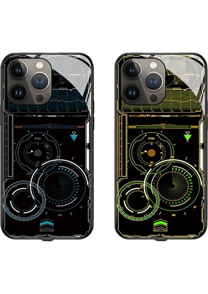 Apple IPHONE13 Mekanik Renkli Çağrı Işığı Kırılmaz Cep Telefonu Kılıfı (Yurt Dışından)