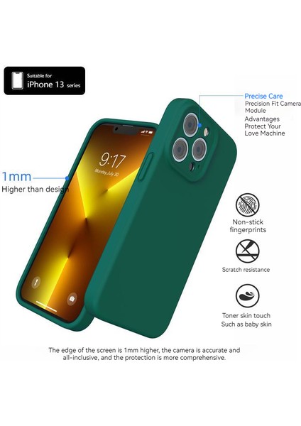 Apple IPHONE13 Güvenlik Her Şey Dahil Düşmeye Karşı Korumalı Silikon Kılıf (Yurt Dışından) modelleri