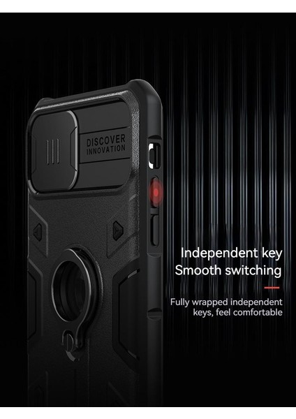 Apple iPhone 12 Manyetik Braket Düşme Önleyici Mekanik Telefon Kılıfı (Yurt Dışından) fırsatları