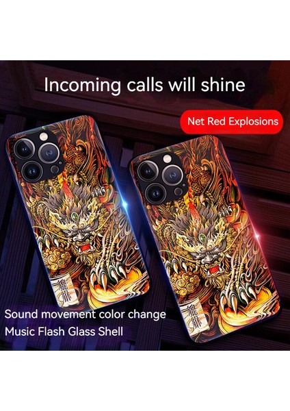 Apple IPHONE11 Gelen Çağrı Yedi Renkli Flaş Düşme Önleyici Cep Telefonu Kılıfı (Yurt Dışından) fiyatları