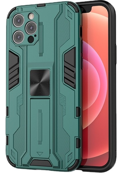 Apple iPhone 11 Manyetik Braket Düşme Önleyici Mekanik Telefon Kılıfı (Yurt Dışından)