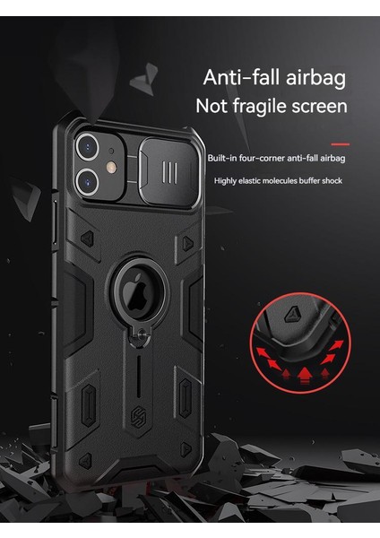 Apple iPhone 11 Lens Sürgülü Tam Koruma Cep Telefonu Kılıfı (Yurt Dışından) fiyatları